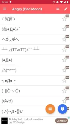 Kaomoji Japan Emoticon android App screenshot 3